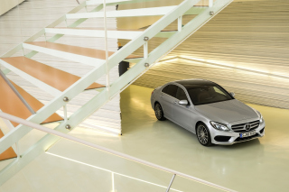 2014 Mercedes Benz C Class C250 Background for Android, iPhone and iPad