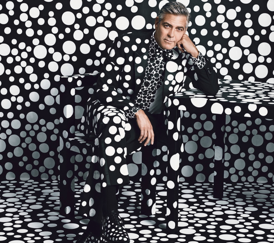 Das George Clooney Creative Photo Wallpaper 960x854