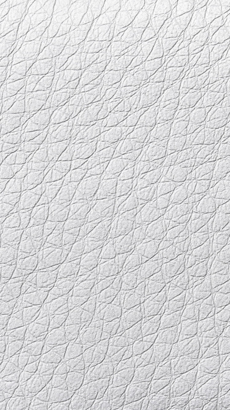 Das White Leather Wallpaper 750x1334