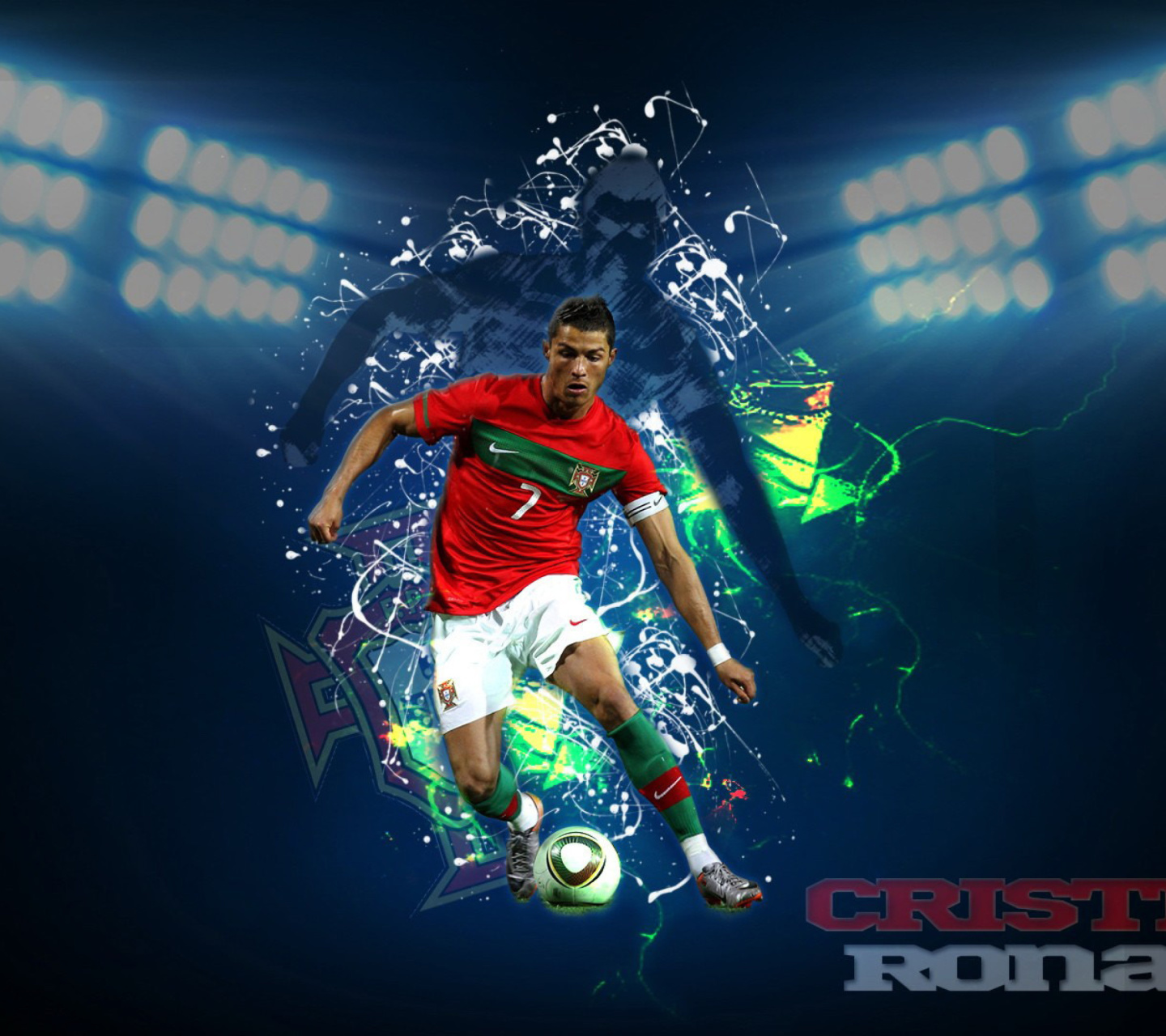 Fondo de pantalla Cristiano Ronaldo 1440x1280
