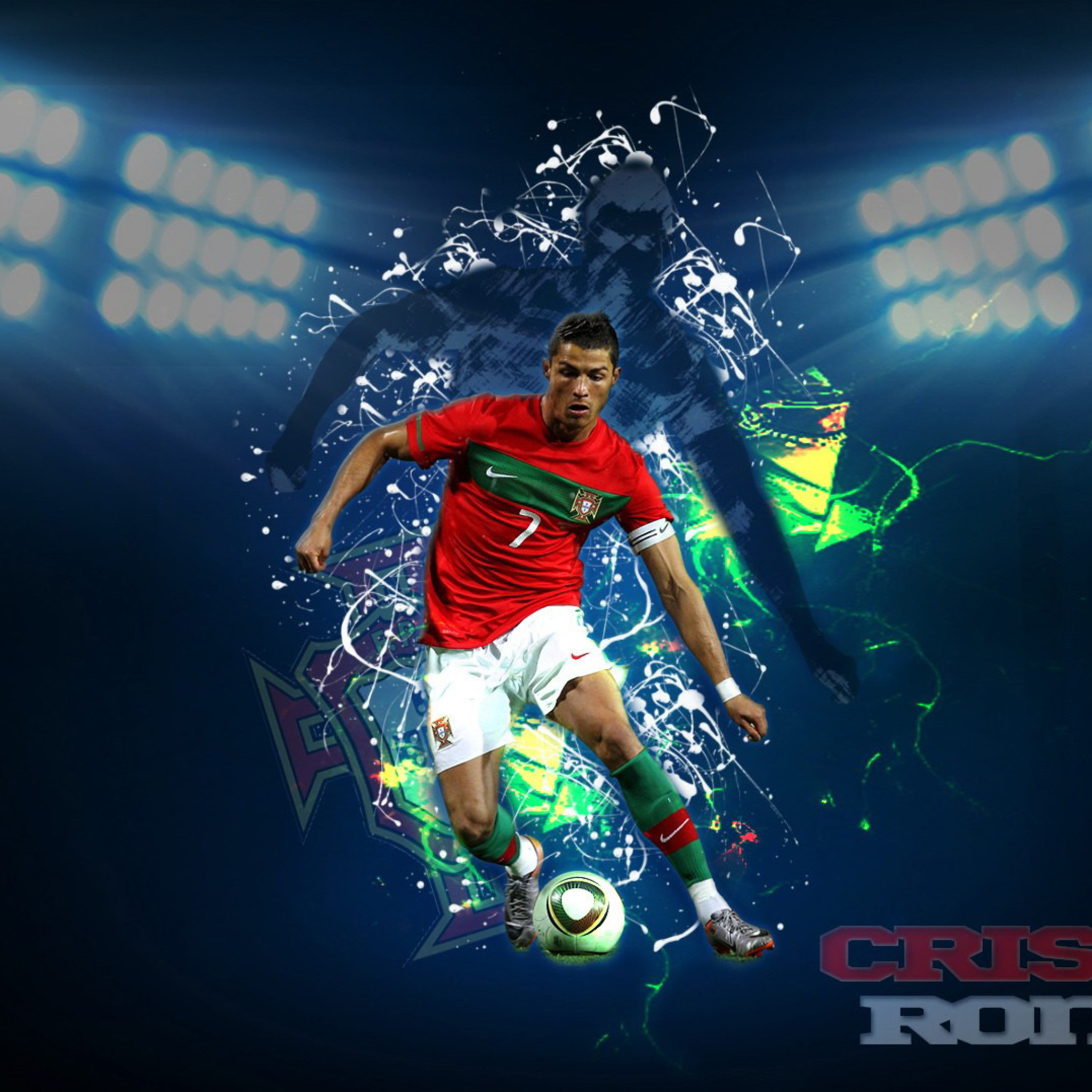 Cristiano Ronaldo - Fondos de pantalla gratis para 2048x2048