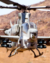 Das Helicopter Bell AH-1Z Viper Wallpaper 176x220