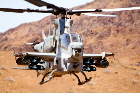 Helicopter Bell AH-1Z Viper wallpaper 480x320
