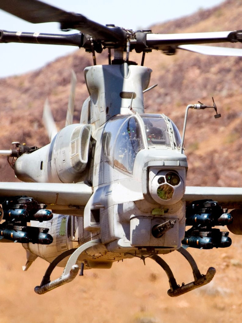 Das Helicopter Bell AH-1Z Viper Wallpaper 480x640