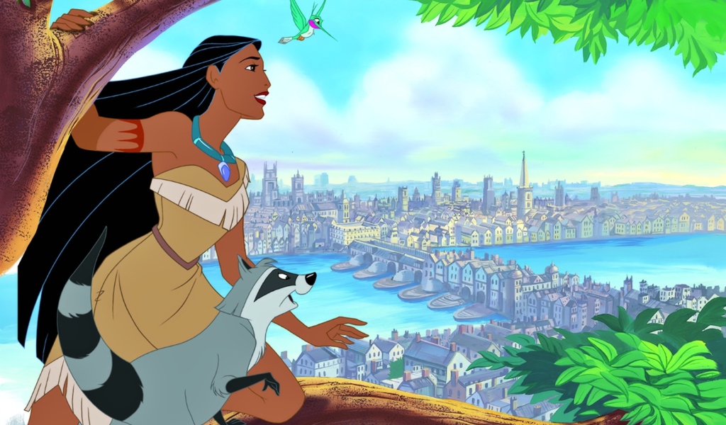 Das Pocahontas Disney Wallpaper 1024x600
