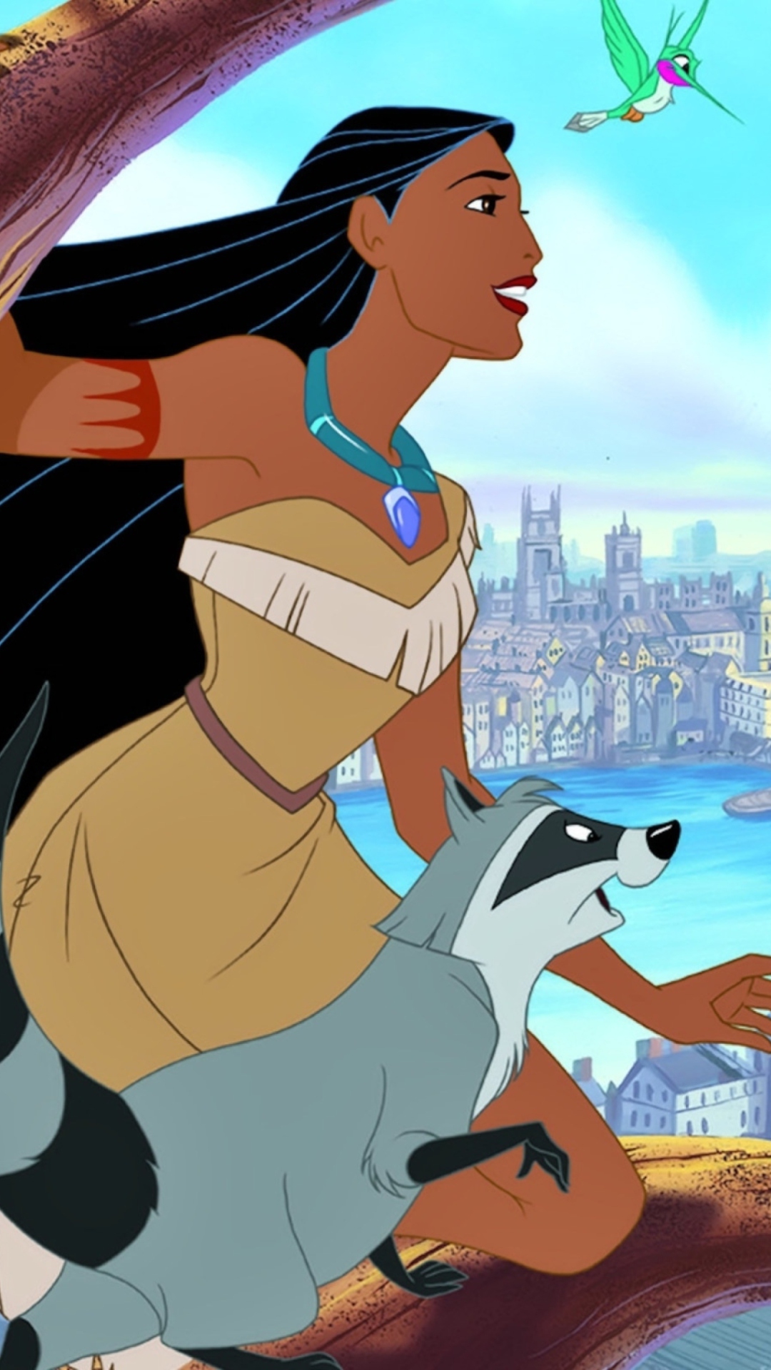 Fondo de pantalla Pocahontas Disney 1080x1920