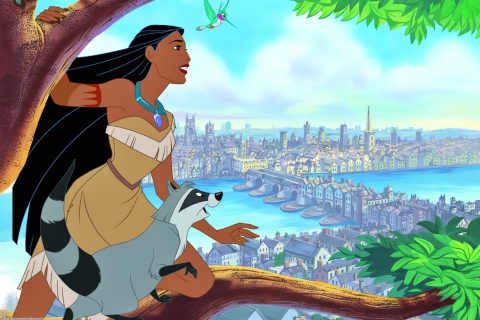 Fondo de pantalla Pocahontas Disney 480x320