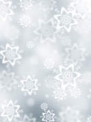 Fondo de pantalla Snowflakes 132x176