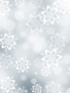 Das Snowflakes Wallpaper 240x320