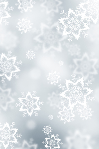 Das Snowflakes Wallpaper 320x480