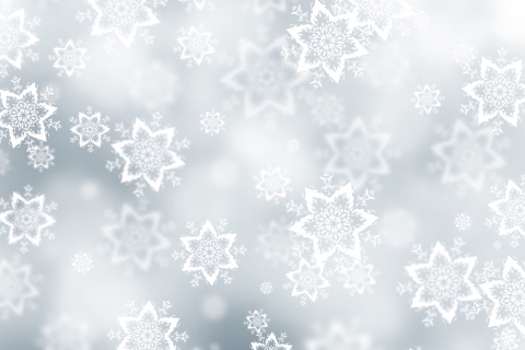 Fondo de pantalla Snowflakes 480x320
