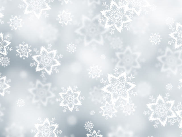 Fondo de pantalla Snowflakes 640x480