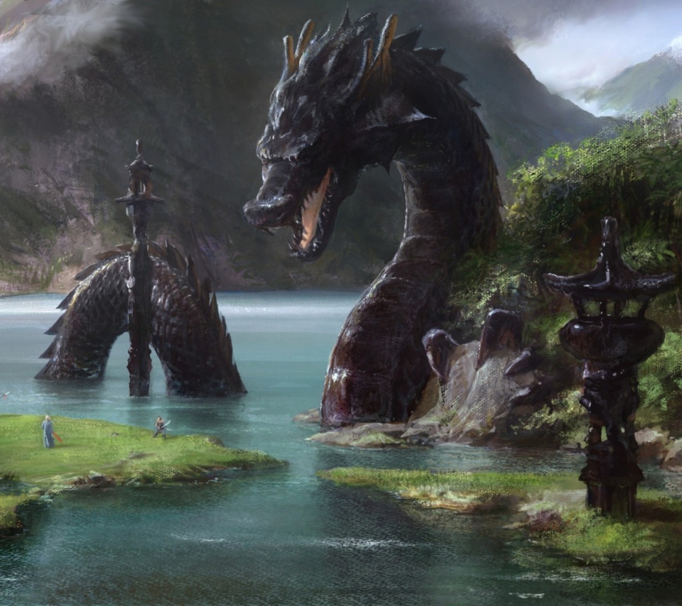 Dragon wallpaper 960x854