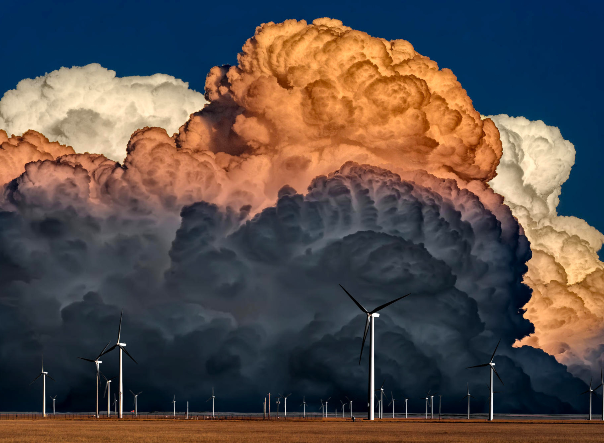 Sfondi Windmill Sunset 1920x1408