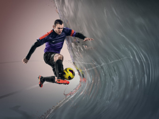 Обои Nike Football Advertisement 320x240