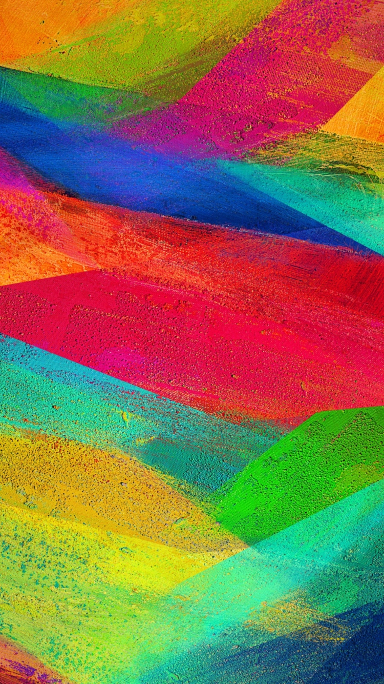 Colorful Samsung Galaxy Note 4 wallpaper 750x1334