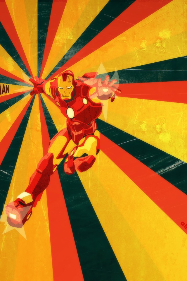 Screenshot №1 pro téma Retro Ironman Art 640x960