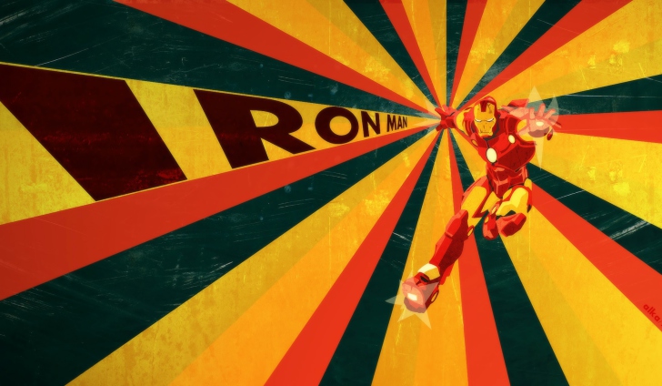 Fondo de pantalla Retro Ironman Art