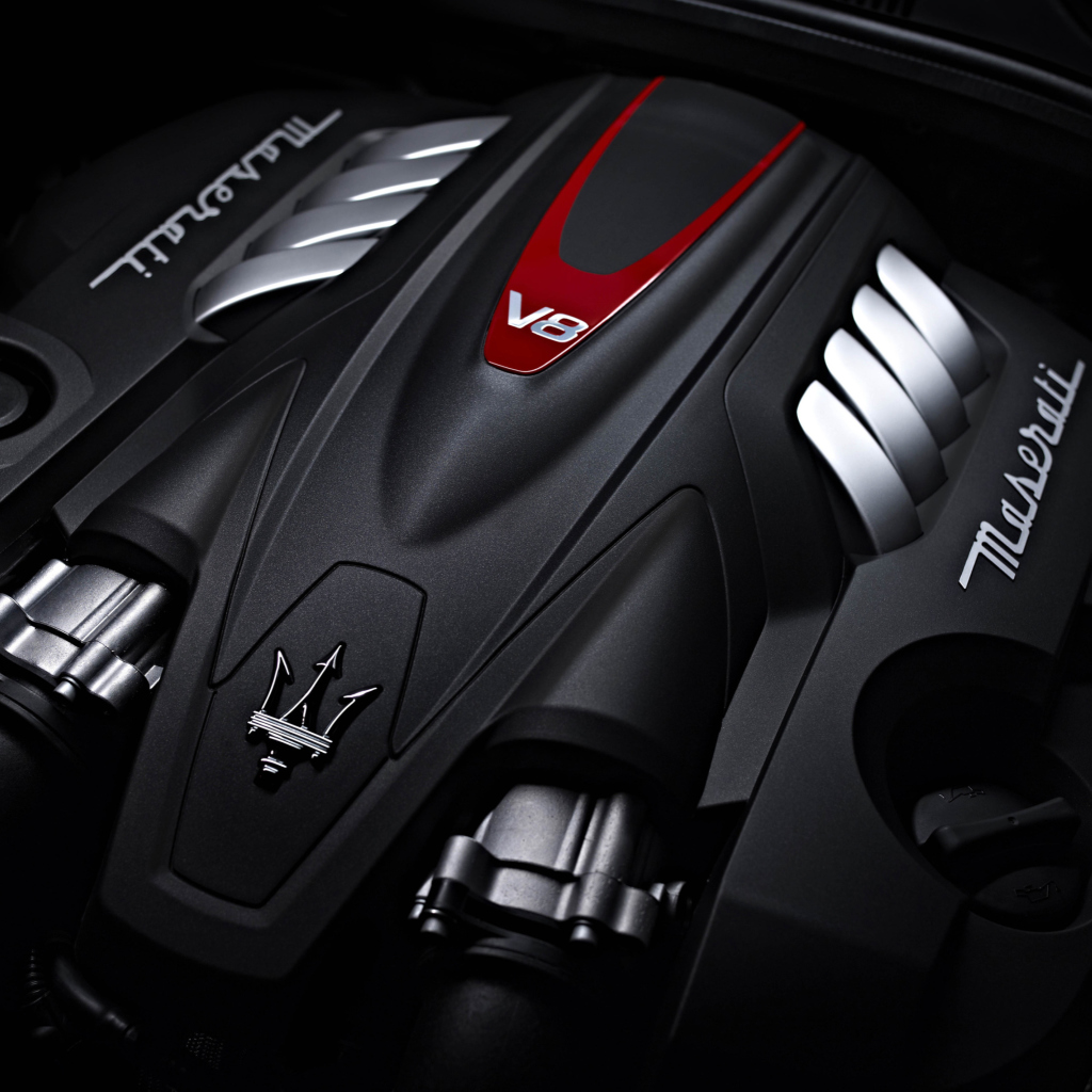 Fondo de pantalla Maserati Engine V8 1024x1024