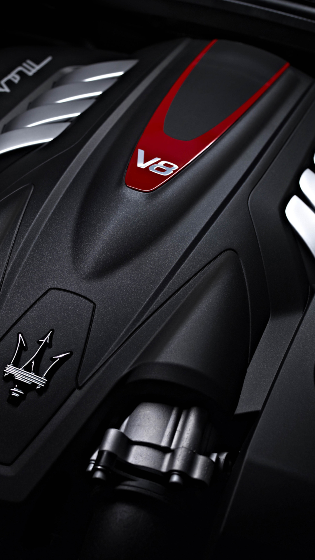 Fondo de pantalla Maserati Engine V8 1080x1920