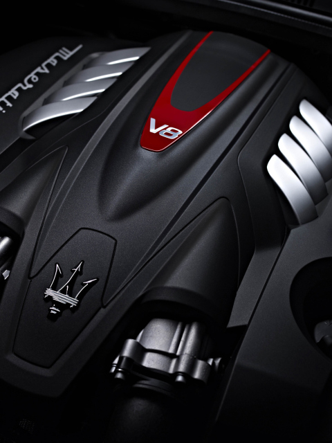 Screenshot №1 pro téma Maserati Engine V8 480x640