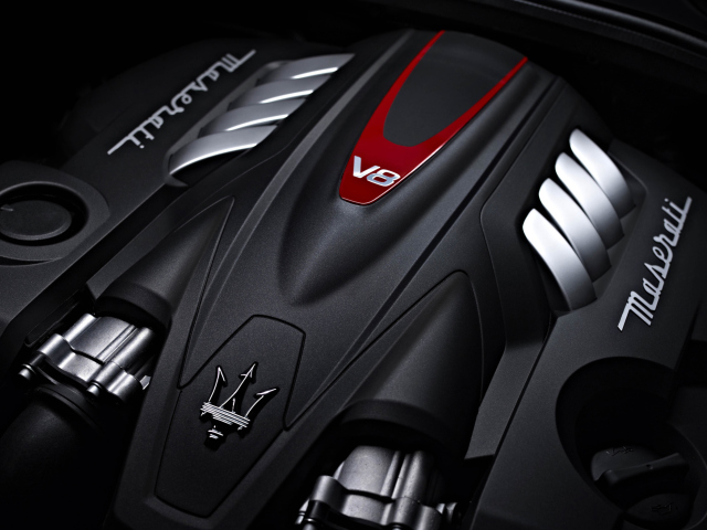 Fondo de pantalla Maserati Engine V8 640x480