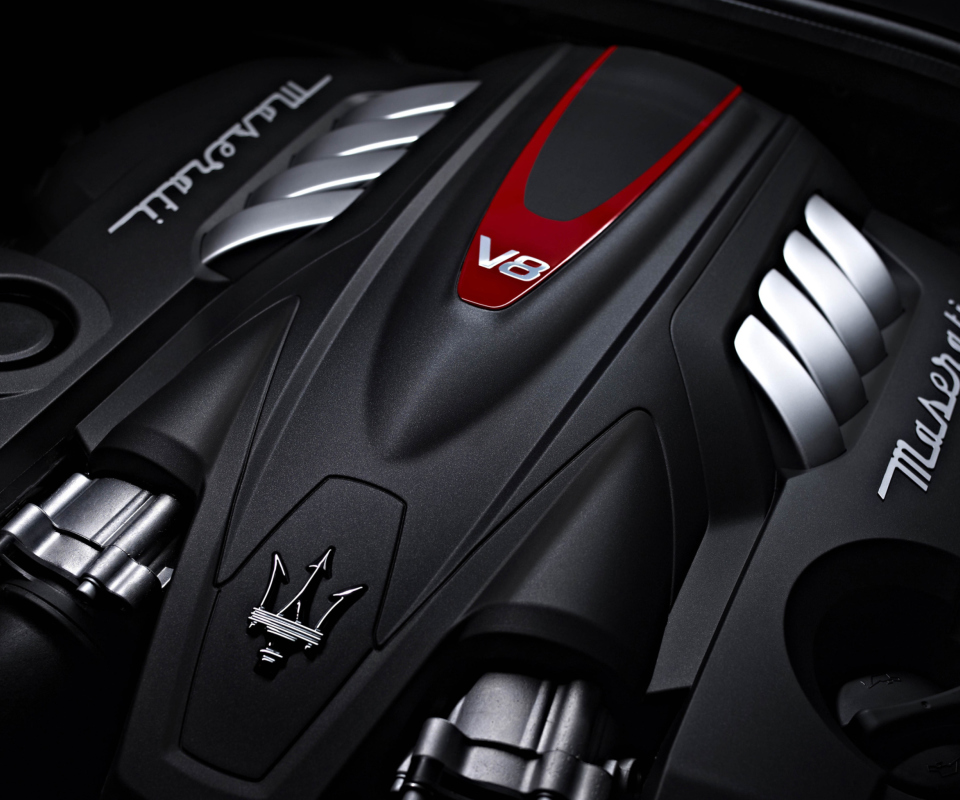 Fondo de pantalla Maserati Engine V8 960x800