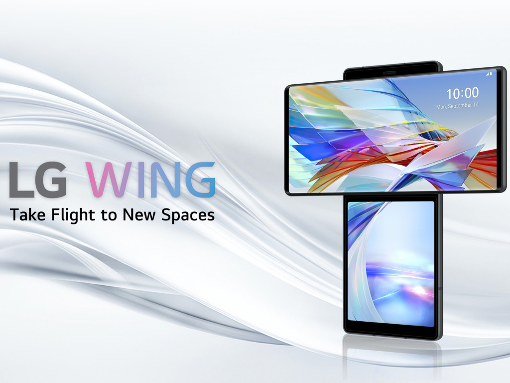 LG Wing 5G wallpaper 1024x768