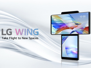 Das LG Wing 5G Wallpaper 320x240