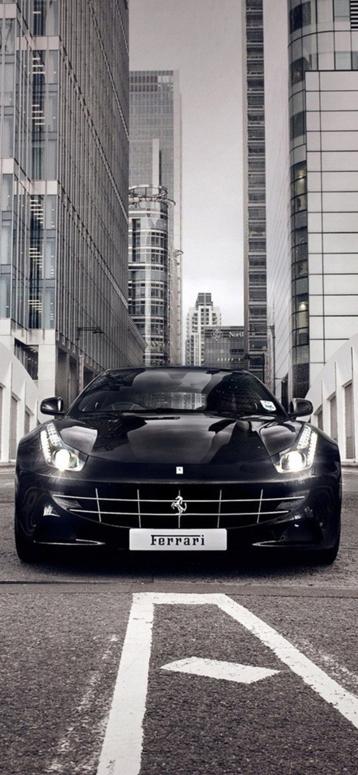 Fondo de pantalla Ferrari FF 1170x2532