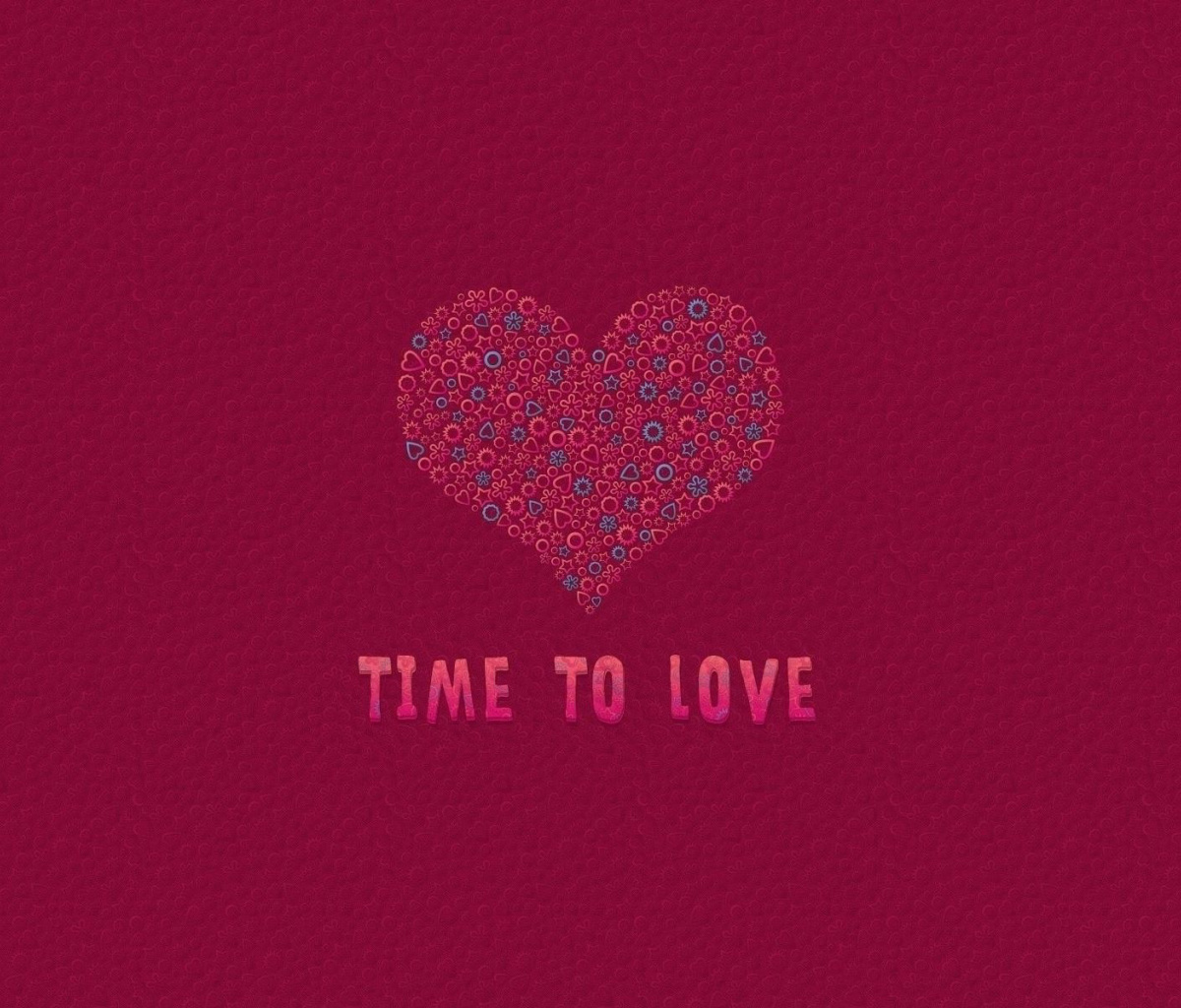 Das Time to Love Wallpaper 1200x1024