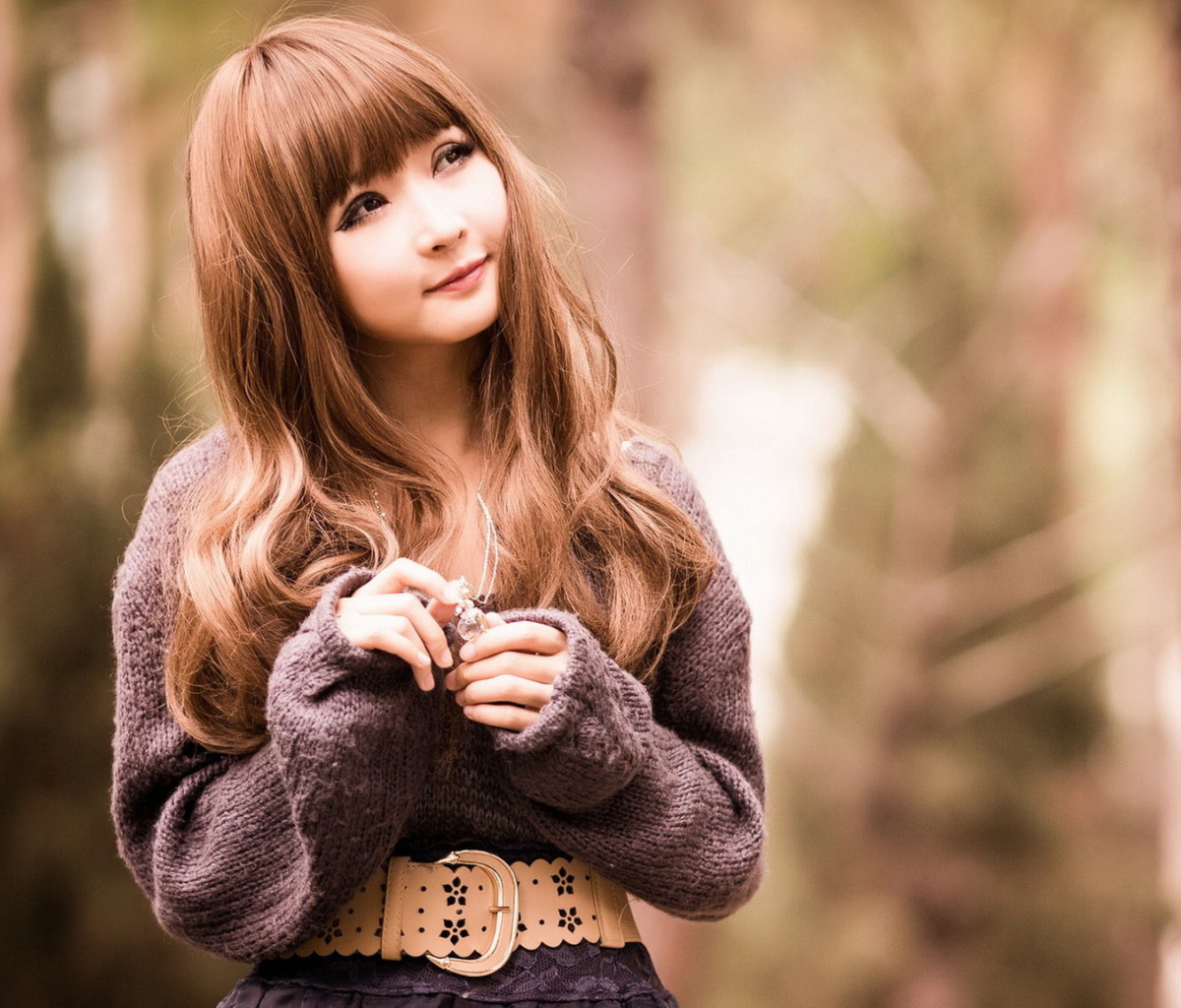 Screenshot №1 pro téma Cute Asian Girl 1200x1024