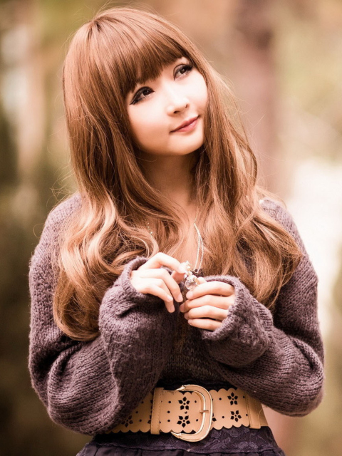 Cute Asian Girl screenshot #1 480x640
