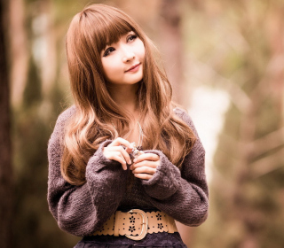 Cute Asian Girl papel de parede para celular para 208x208