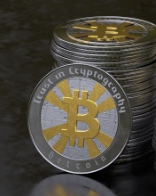 Fondo de pantalla Bitcoin Blockchain, Trust in Cryptography 176x220