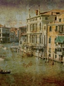 Venice Retro Card wallpaper 132x176