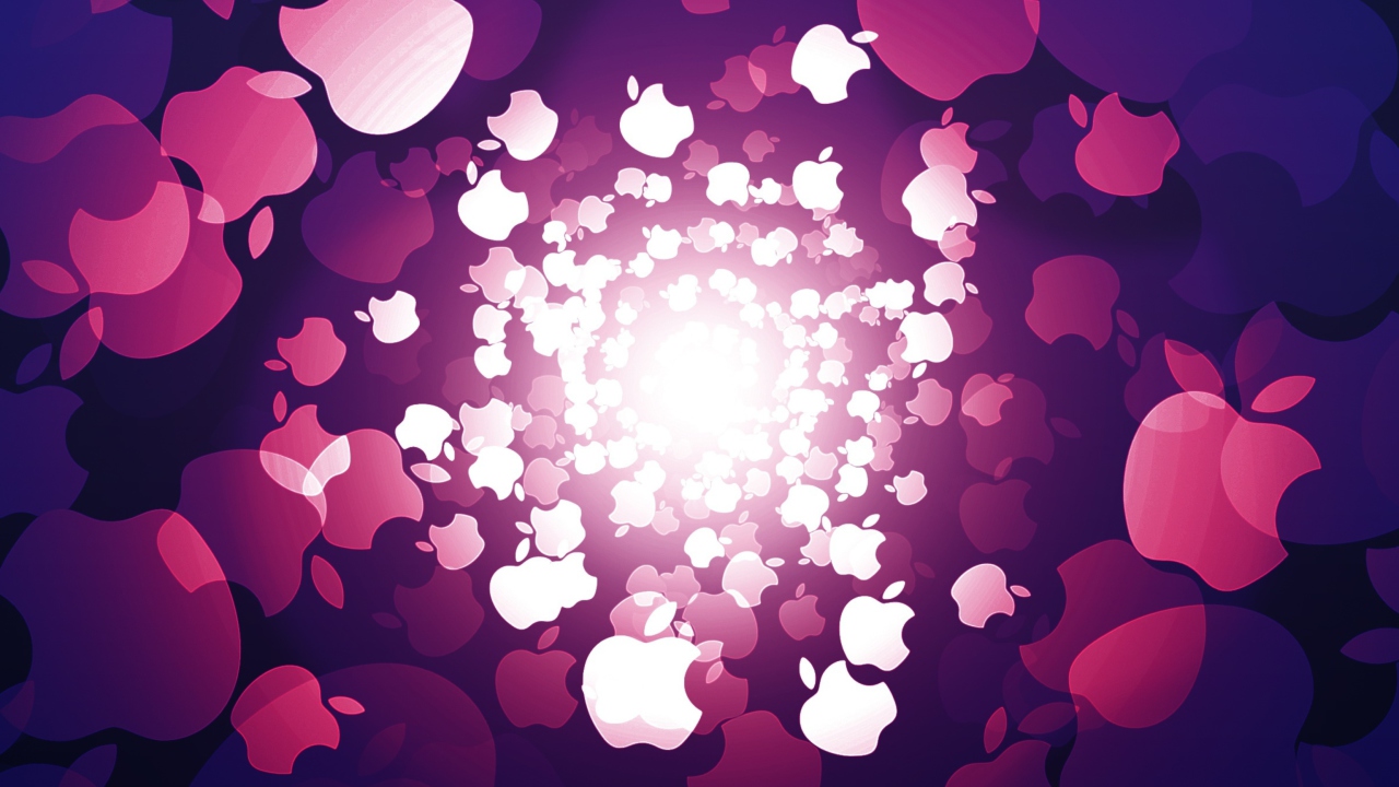 Das Apple Logos Wallpaper 1280x720