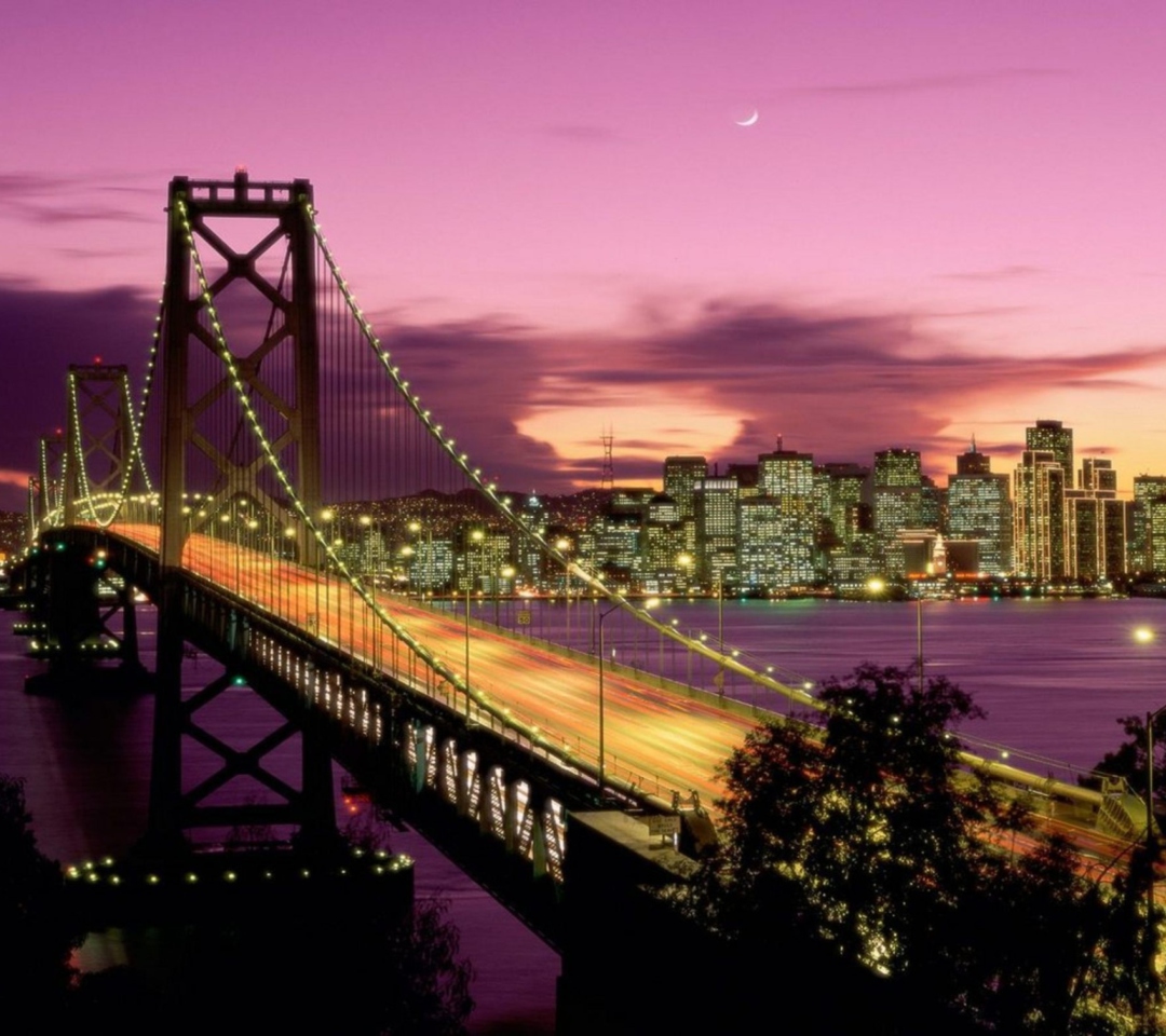 Sfondi San Francisco Bridge California 1080x960
