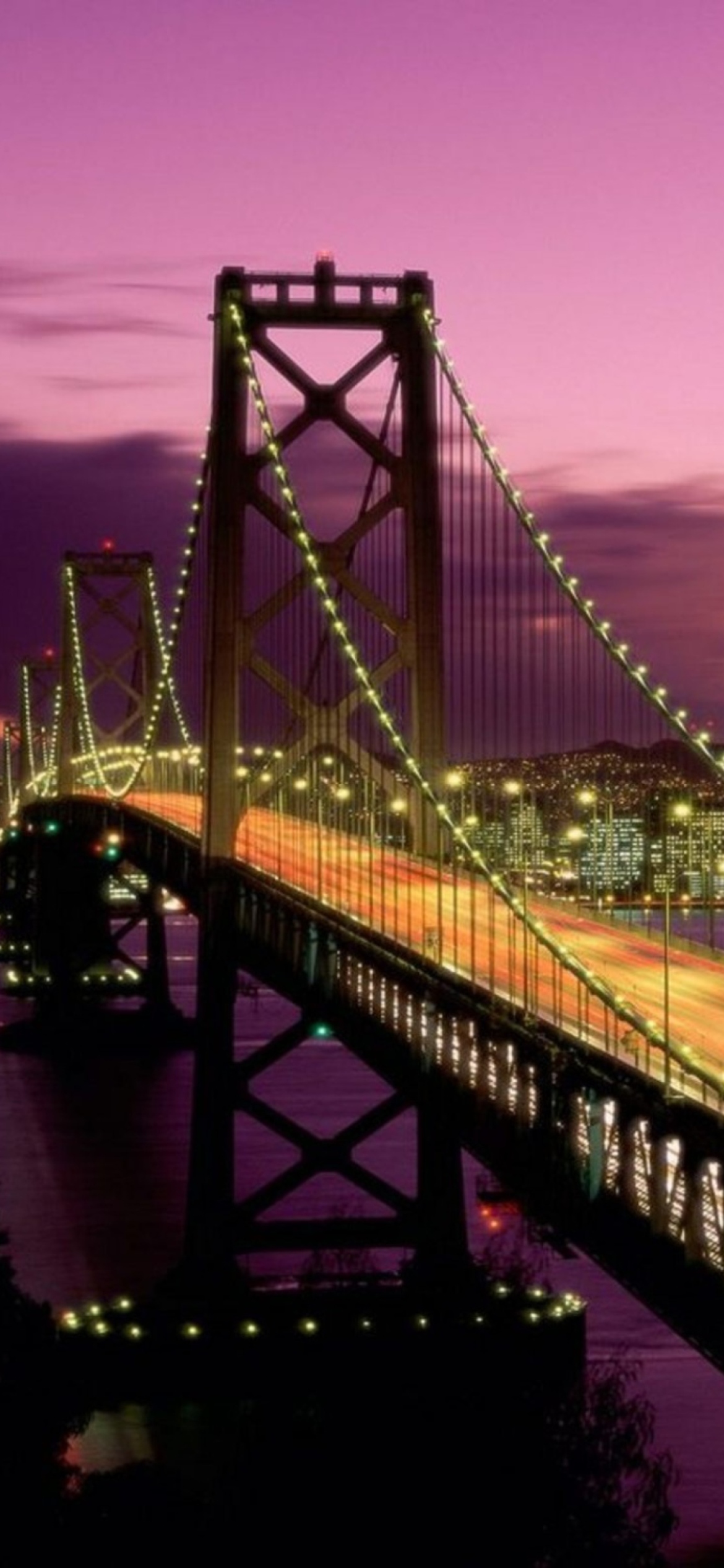 Fondo de pantalla San Francisco Bridge California 1170x2532