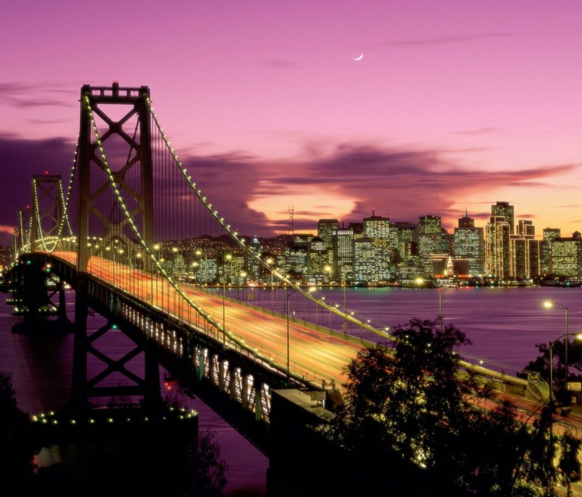 Screenshot №1 pro téma San Francisco Bridge California 1200x1024