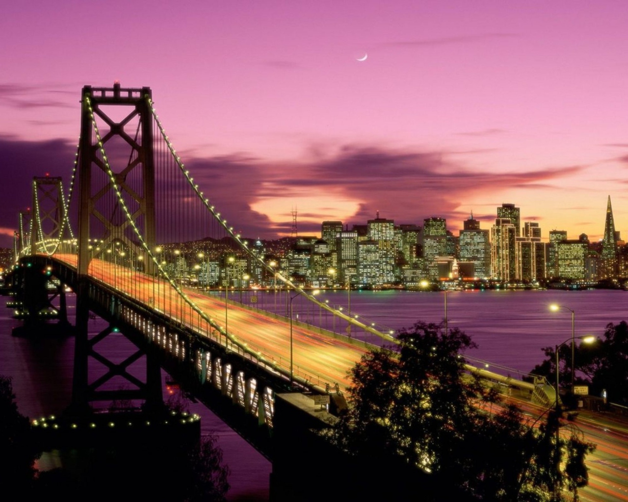 San Francisco Bridge California wallpaper 1280x1024