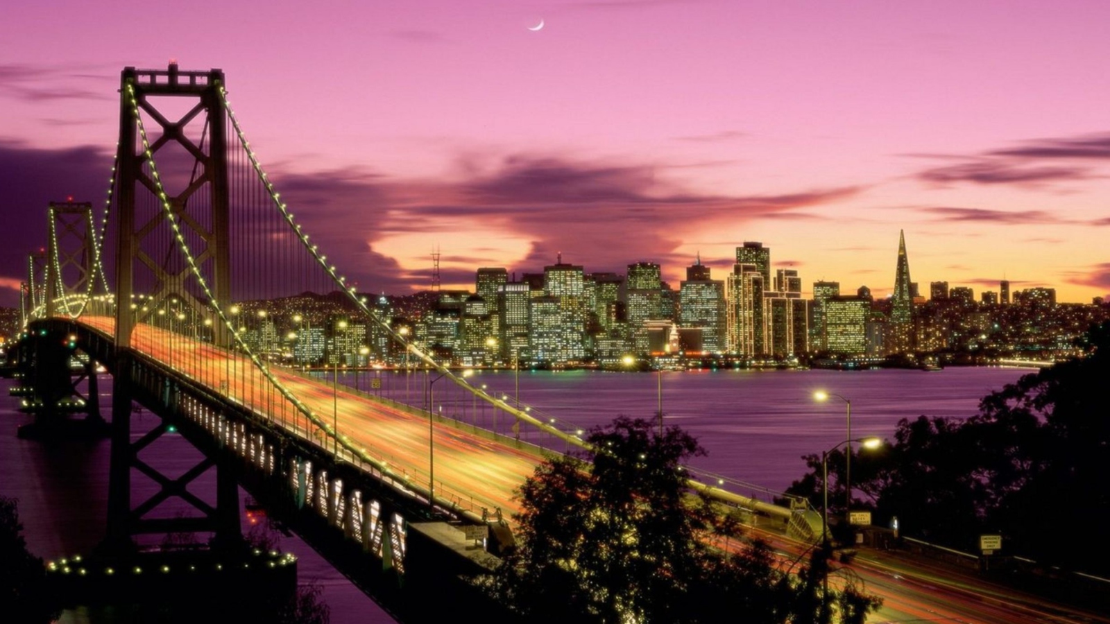 Обои San Francisco Bridge California 1600x900