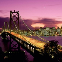Sfondi San Francisco Bridge California 208x208