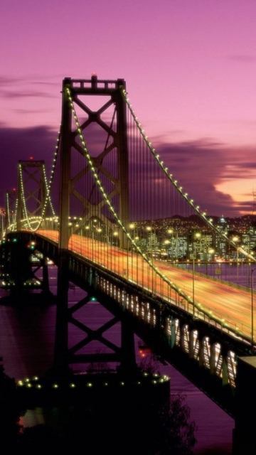 Обои San Francisco Bridge California 360x640