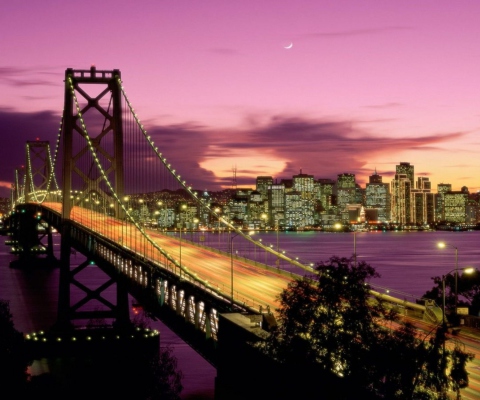 San Francisco Bridge California wallpaper 480x400