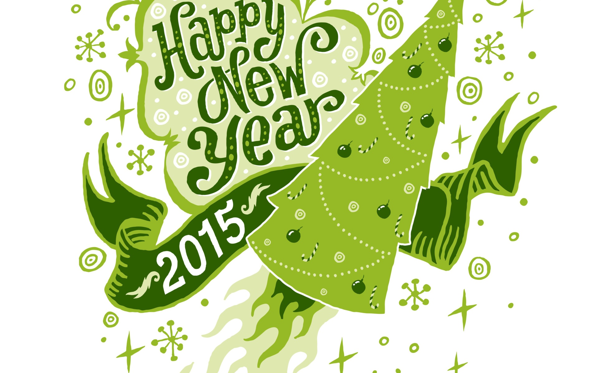 Sfondi Merry Christmas and Happy New 2015 Year 1920x1200