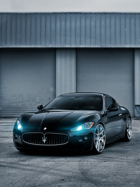 Обои Maserati GranTurismo 480x640