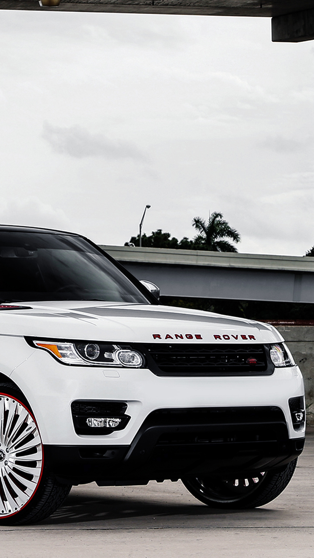 Fondo de pantalla Land Rover Range Rover White 1080x1920