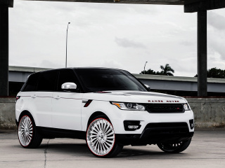 Land Rover Range Rover White wallpaper 320x240