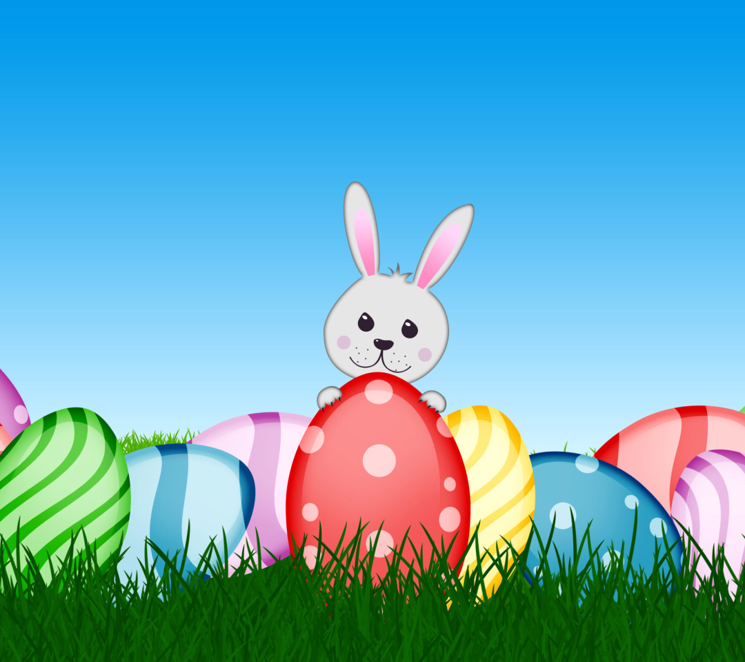 Das Easter bunny Wallpaper 1080x960